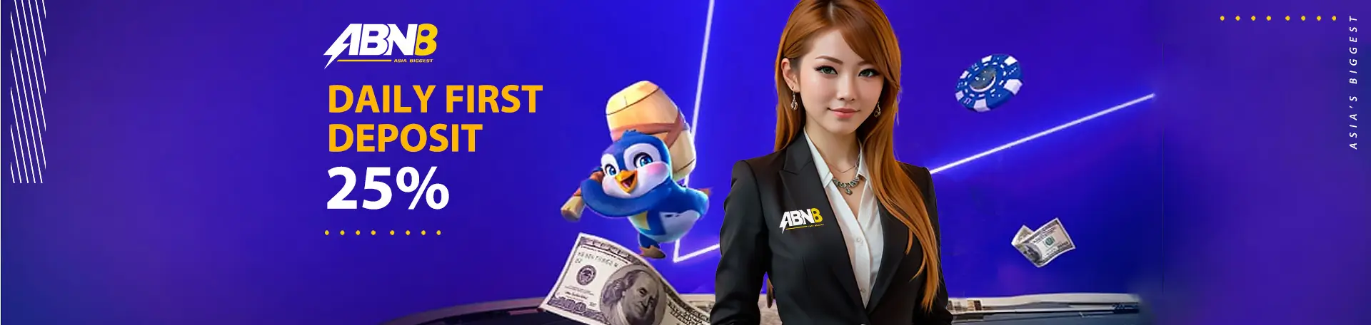 DAILY FIRST RELOAD BONUS 25%